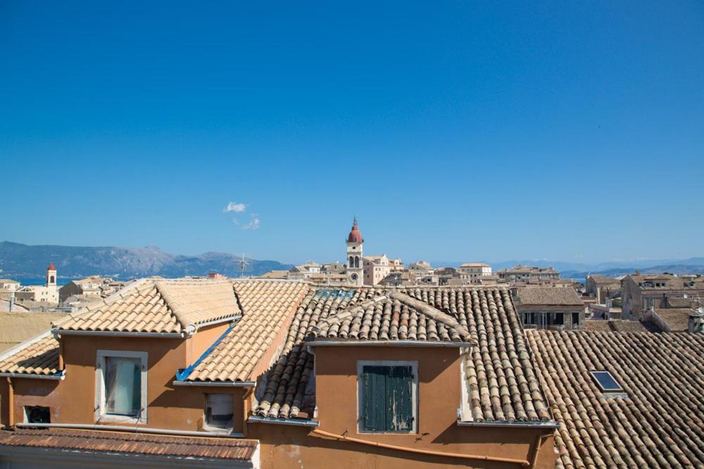 Downtown Oasis Penthouse Leilighet Corfu  Eksteriør bilde